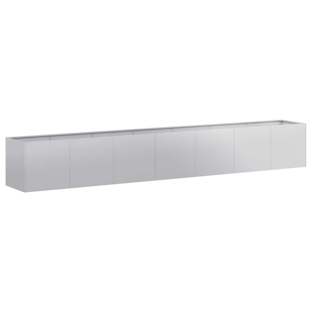 VidaXL Plantenbak 280x40x40 cm gegalvaniseerd staal