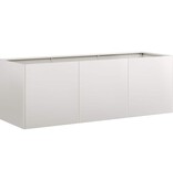 VidaXL Plantenbak 120x40x40 cm roestvrij staal