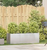 VidaXL Plantenbak 120x40x40 cm roestvrij staal