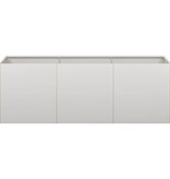 VidaXL Plantenbak 120x40x40 cm roestvrij staal