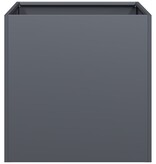 VidaXL Plantenbak 40x40x40 cm koudgewalst staal antracietkleurig
