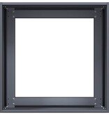 VidaXL Plantenbak 40x40x40 cm koudgewalst staal antracietkleurig