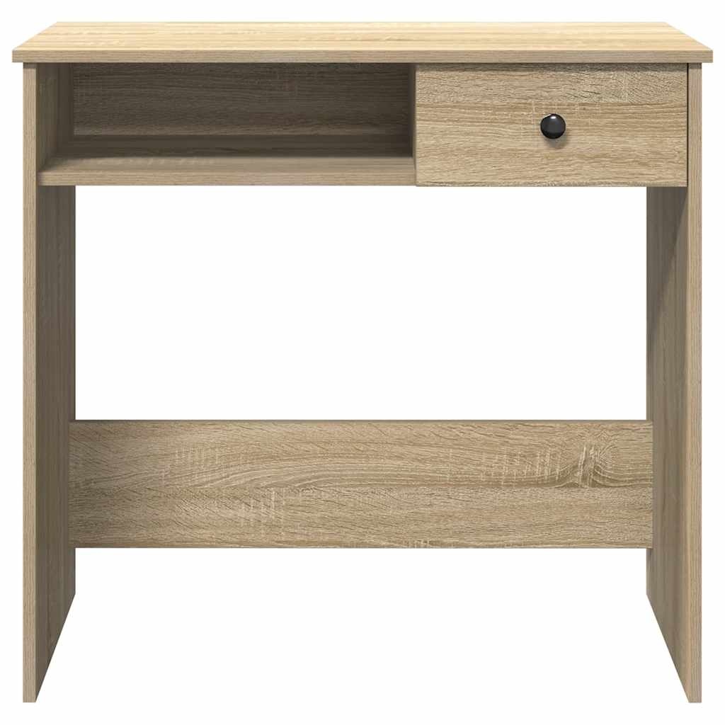 VidaXL Bureau 80x40x75 cm bewerkt hout sonoma eikenkleurig