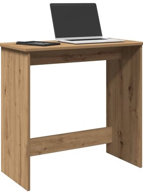 VidaXL Bureau 80x40x75 cm bewerkt hout artisanaal eikenkleurig