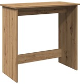 VidaXL Bureau 80x40x75 cm bewerkt hout artisanaal eikenkleurig