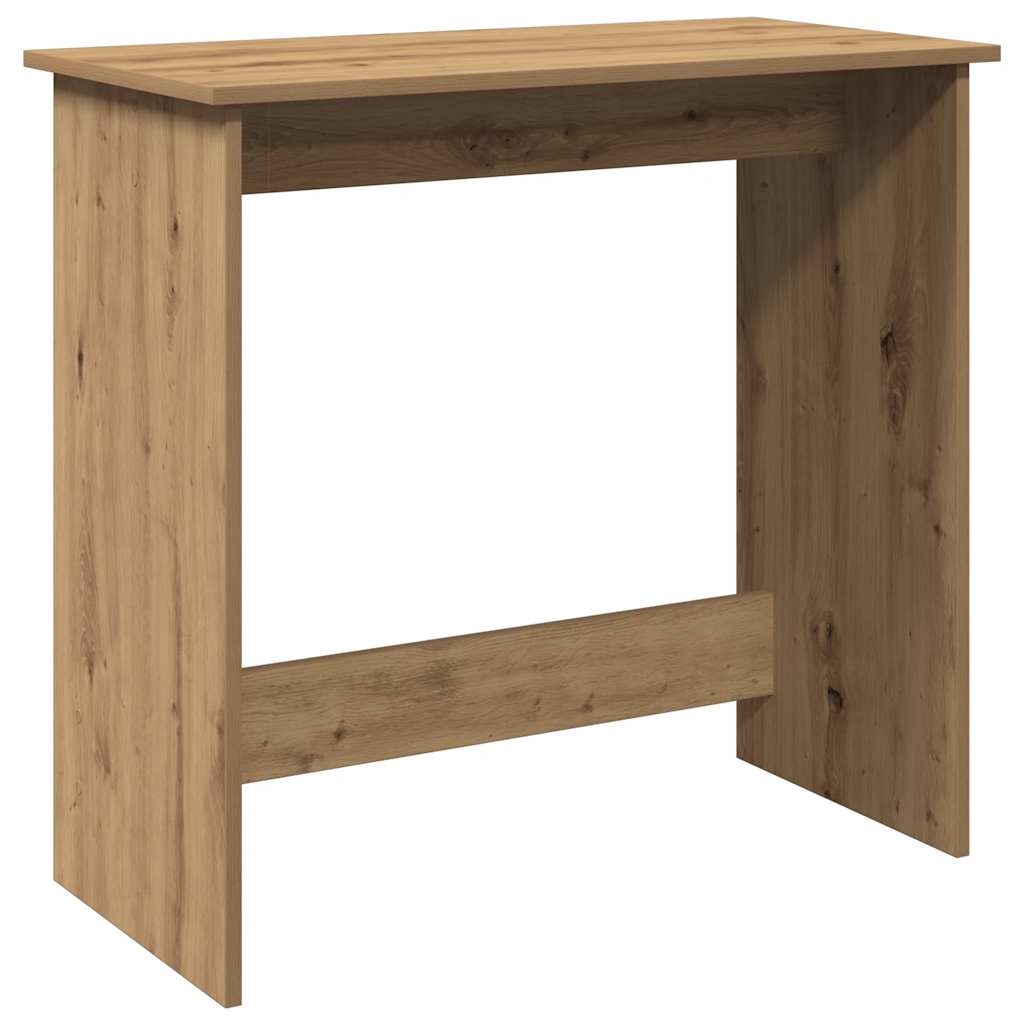 VidaXL Bureau 80x40x75 cm bewerkt hout artisanaal eikenkleurig