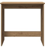 VidaXL Bureau 80x40x75 cm bewerkt hout artisanaal eikenkleurig