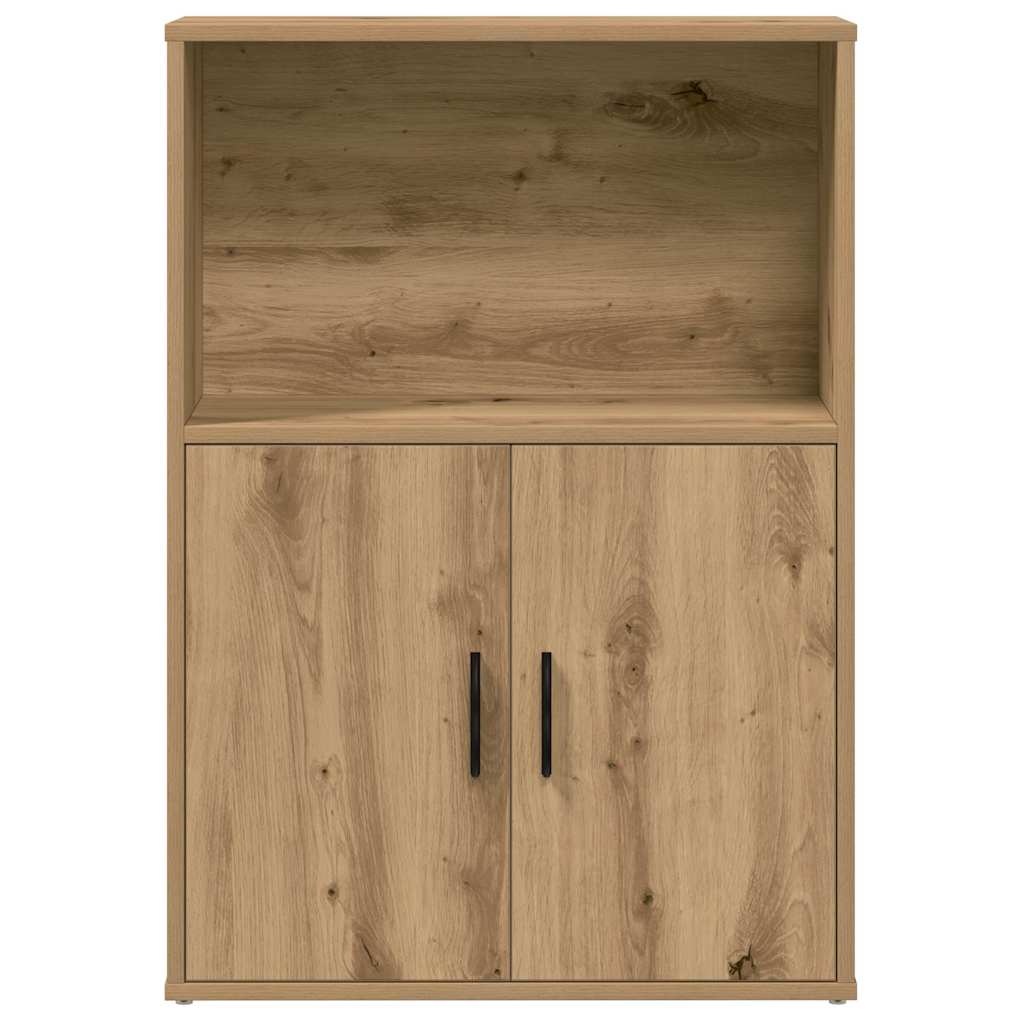 VidaXL Boekenkast 60x24x85 cm bewerkt hout artisanaal eikenkleurig