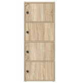 VidaXL Boekenkast 40x24x102 cm bewerkt hout sonoma eikenkleurig
