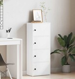 VidaXL Boekenkast 40x24x102 cm bewerkt hout wit