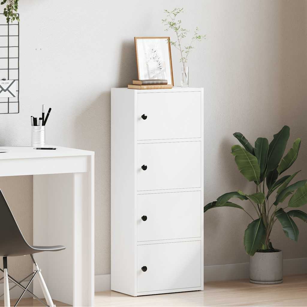 VidaXL Boekenkast 40x24x102 cm bewerkt hout wit