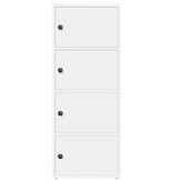 VidaXL Boekenkast 40x24x102 cm bewerkt hout wit