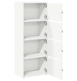 VidaXL Boekenkast 40x24x102 cm bewerkt hout wit