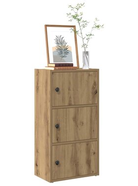 VidaXL Boekenkast 40x24x77 cm bewerkt hout artisanaal eikenkleurig