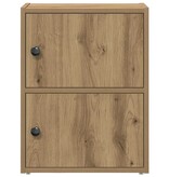 VidaXL Boekenkast 40x24x52 cm bewerkt hout artisanaal eikenkleurig