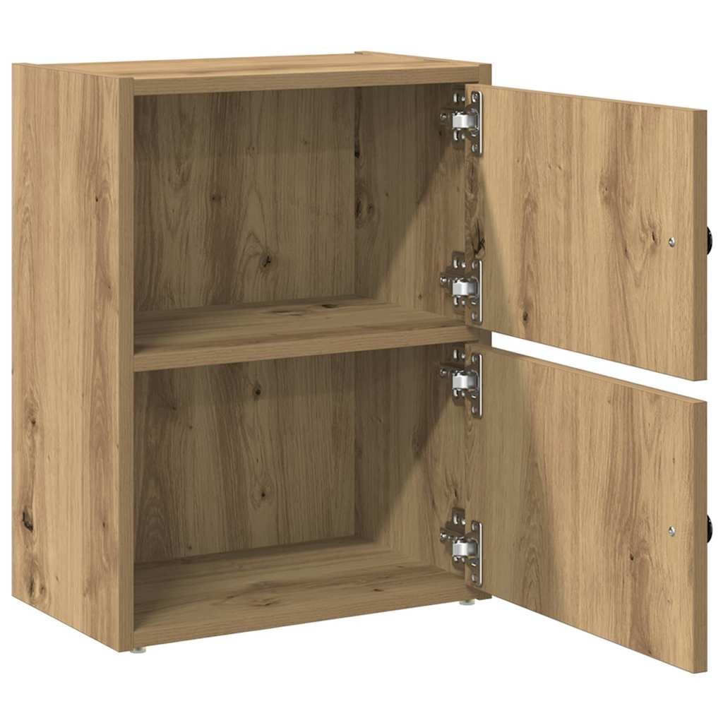 VidaXL Boekenkast 40x24x52 cm bewerkt hout artisanaal eikenkleurig