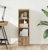 VidaXL Boekenkast 31x24x102 cm bewerkt hout artisanaal eikenkleurig