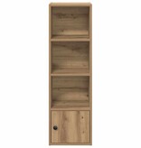 VidaXL Boekenkast 31x24x102 cm bewerkt hout artisanaal eikenkleurig
