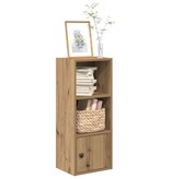 VidaXL Boekenkast 31x24x77 cm bewerkt hout artisanaal eikenkleurig