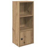 VidaXL Boekenkast 31x24x77 cm bewerkt hout artisanaal eikenkleurig