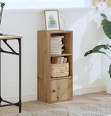 VidaXL Boekenkast 31x24x77 cm bewerkt hout artisanaal eikenkleurig