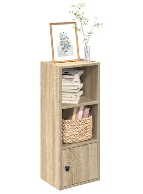 VidaXL Boekenkast 31x24x77 cm bewerkt hout sonoma eikenkleurig