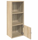 VidaXL Boekenkast 31x24x77 cm bewerkt hout sonoma eikenkleurig
