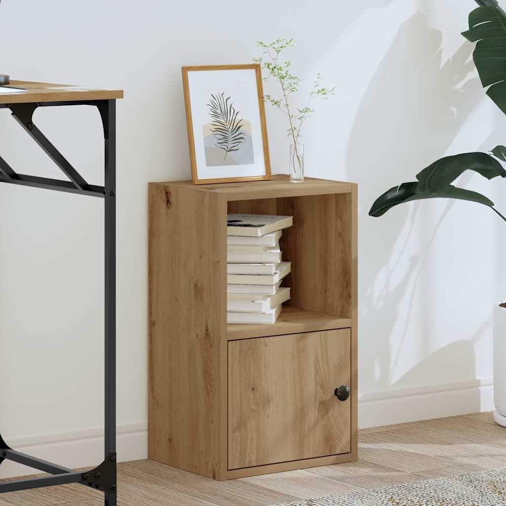 VidaXL Boekenkast 31x24x52 cm bewerkt hout artisanaal eikenkleurig