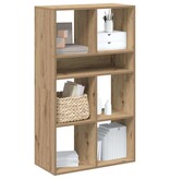VidaXL Boekenkast 66x31x112 cm bewerkt hout artisanaal eikenkleur