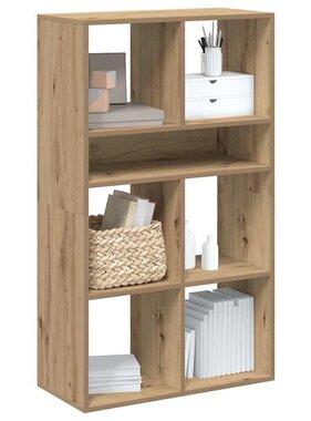 VidaXL Boekenkast 66x31x112 cm bewerkt hout artisanaal eikenkleur