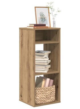 VidaXL Boekenkast 34x31x80 cm bewerkt hout artisanaal eikenkleur