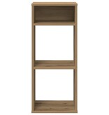 VidaXL Boekenkast 34x31x80 cm bewerkt hout artisanaal eikenkleur