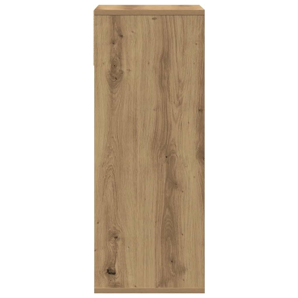 VidaXL Boekenkast 34x31x80 cm bewerkt hout artisanaal eikenkleur