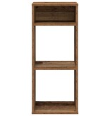 VidaXL Boekenkast 34x31x80 cm bewerkt hout oud houtkleurig