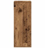 VidaXL Boekenkast 34x31x80 cm bewerkt hout oud houtkleurig