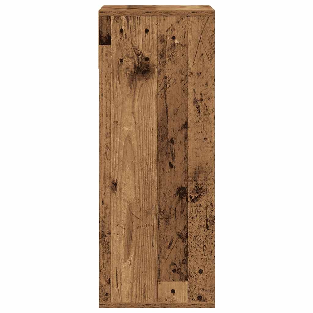 VidaXL Boekenkast 34x31x80 cm bewerkt hout oud houtkleurig