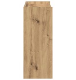 VidaXL Schoenenrek 60x25x62 cm bewerkt hout artisanaal eikenkleur