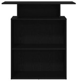 VidaXL Receptiebalie 100x40x104 cm bewerkt hout zwart