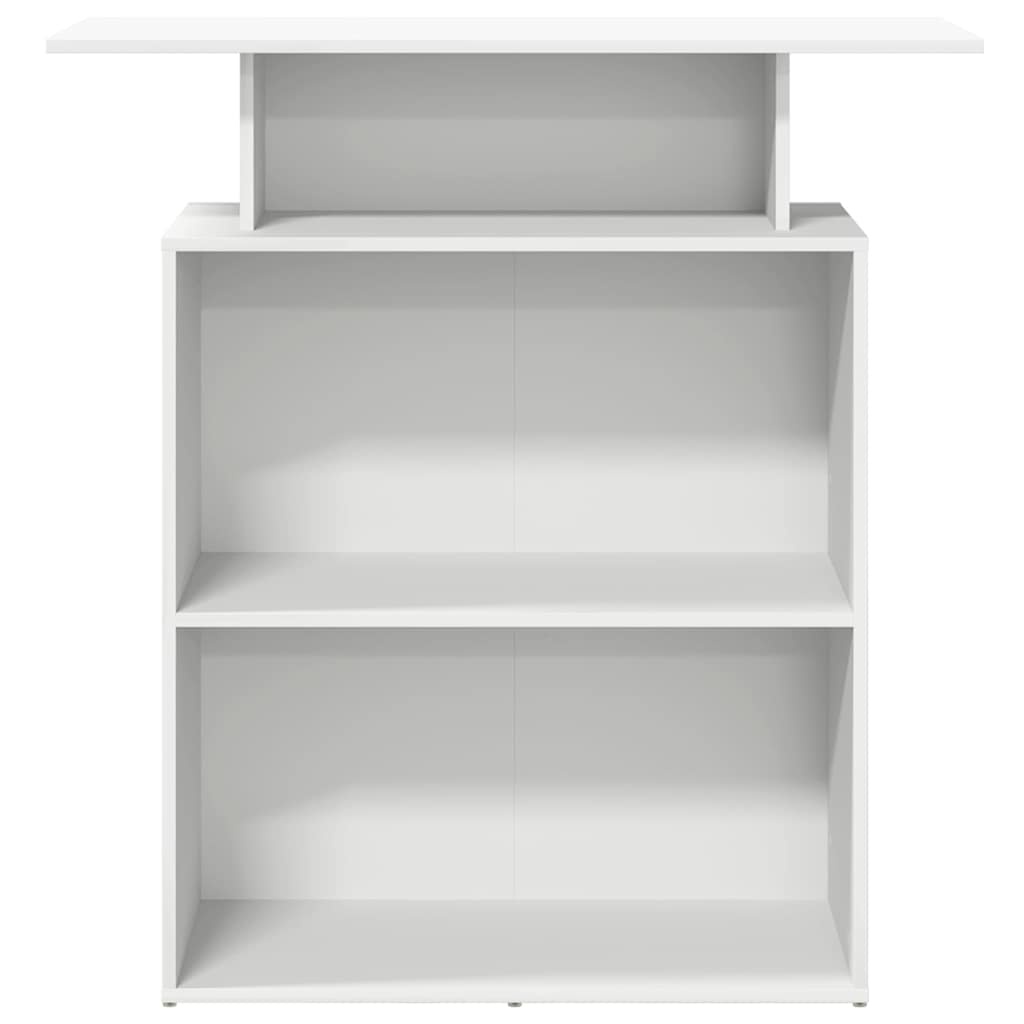 VidaXL Receptiebalie 100x40x104 cm bewerkt hout wit