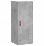 VidaXL Wandkast 34,5x34x90 cm bewerkt hout betongrijs