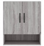 VidaXL Wandkast 60x31x70 cm bewerkt hout grijs sonoma eikenkleurig