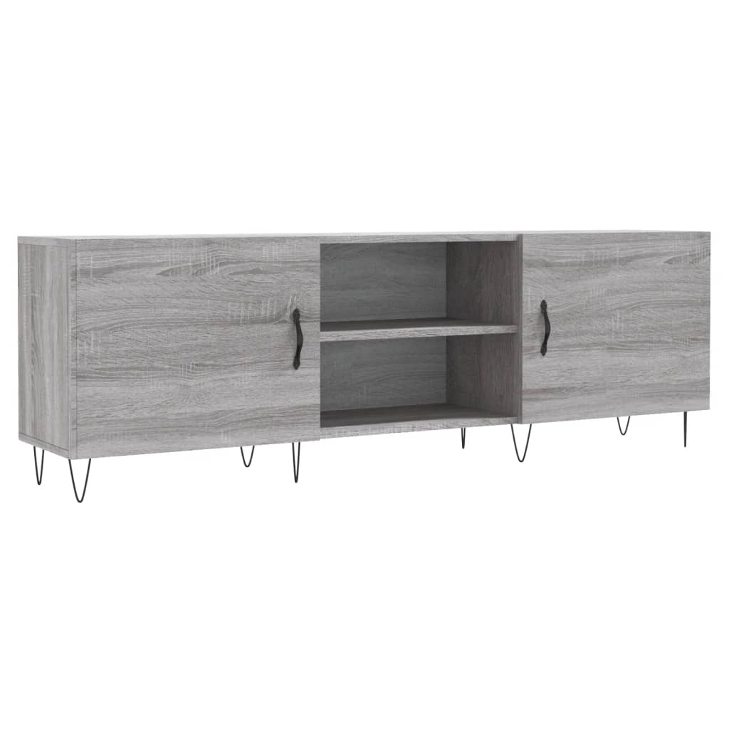 VidaXL Tv-meubel 150x30x50 cm bewerkt hout grijs sonoma eikenkleurig