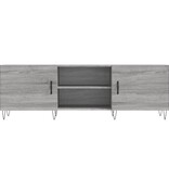 VidaXL Tv-meubel 150x30x50 cm bewerkt hout grijs sonoma eikenkleurig