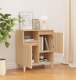 VidaXL Dressoir 60x35x70 cm bewerkt hout sonoma eikenkleurig