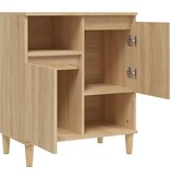 VidaXL Dressoir 60x35x70 cm bewerkt hout sonoma eikenkleurig