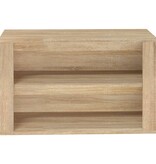 VidaXL Schoenenrek 75x35x45 cm bewerkt hout sonoma eikenkleurig