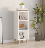 VidaXL Dressoir 34,5x32,5x90 cm bewerkt hout wit