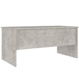 VidaXL Salontafel 102x50,5x46,5 cm bewerkt hout betongrijs