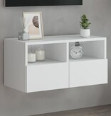 VidaXL Tv-wandmeubel 60x30x30 cm bewerkt hout wit