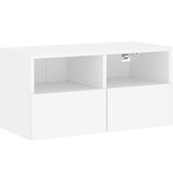 VidaXL Tv-wandmeubel 60x30x30 cm bewerkt hout wit
